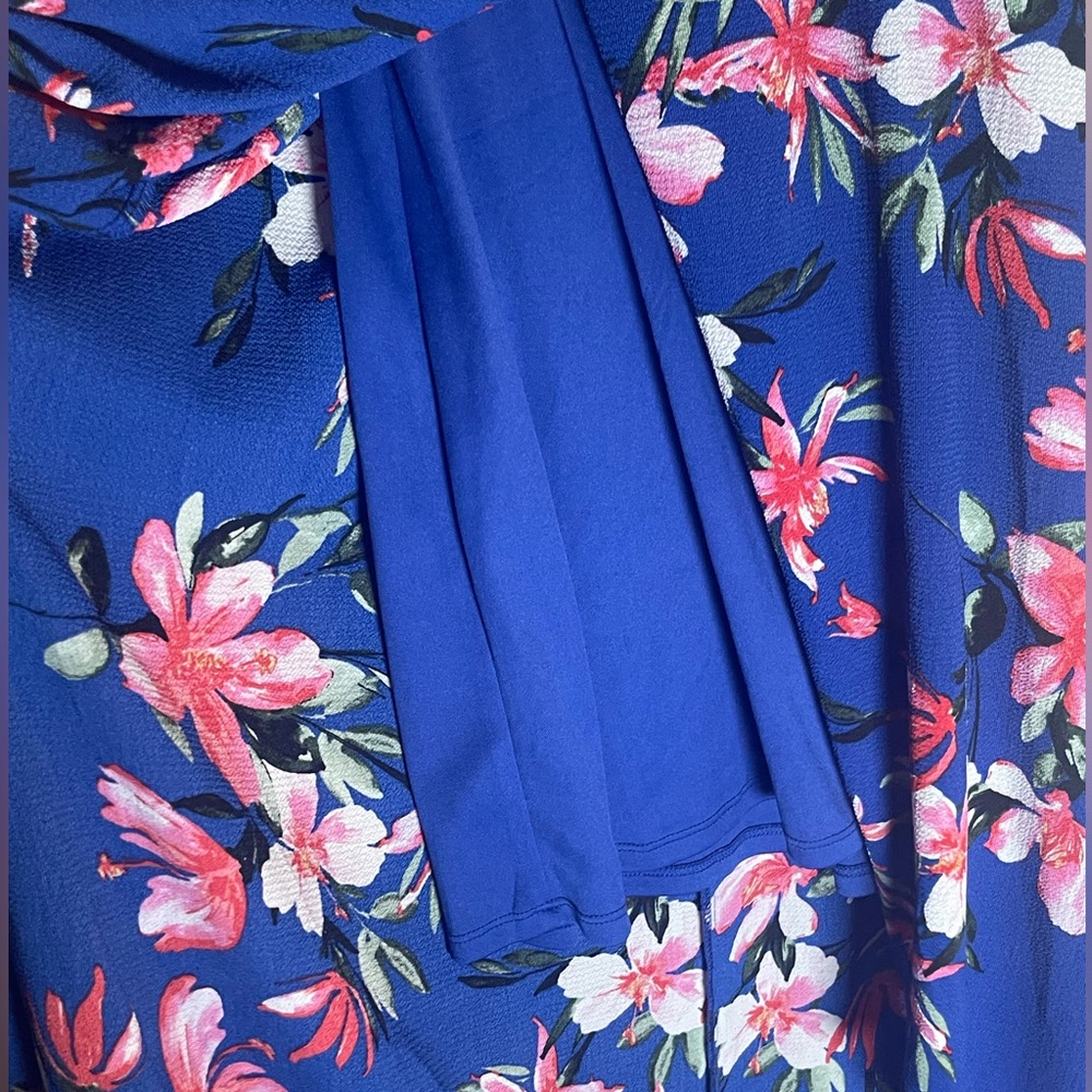 Floral High Low Ruffle Dress - Picture 3 of 8